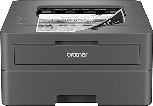 Brother HL-L2400D Compact Monochrome Laser Printer with Duplex Printing, USB Connection, Black & Whi